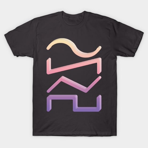 Waveforms - Music Production / Sound Engineer Design Gift T-Shirt by DankFutura